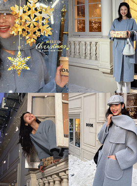 洋气新店REDMEMORY好韩好温柔~归国白月光 氛围感女神羊毛大衣