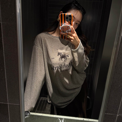 洋气新店REDMEMORY老钱天花板 低调中暗藏惊艳版型很绝显瘦长袖T