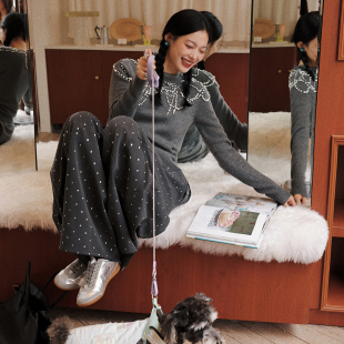 洋气新店REDMEMORY年度耀眼新星 珠光浮影玛德琳毛衣 足够出彩