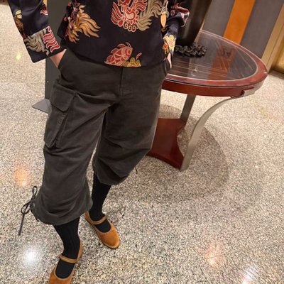 洋气新店REDMEMORY回头率王者 2026春焊在身上 巨高级雕塑感靴裤