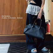 缪斯 美 别出心裁 洋气新店REDMEMORY时尚 高腰蕾丝拼接休闲神裤