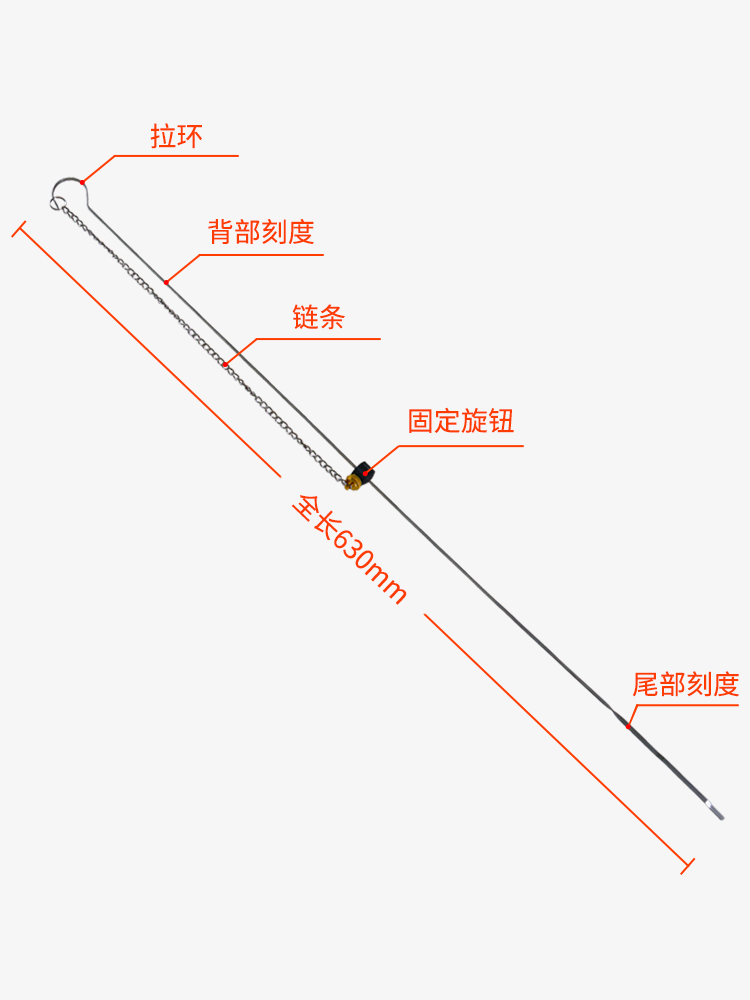 奥迪专用机油尺A6 A5 A4 2.0L3.2L 4.2L机油尺油位标尺油标尺测量