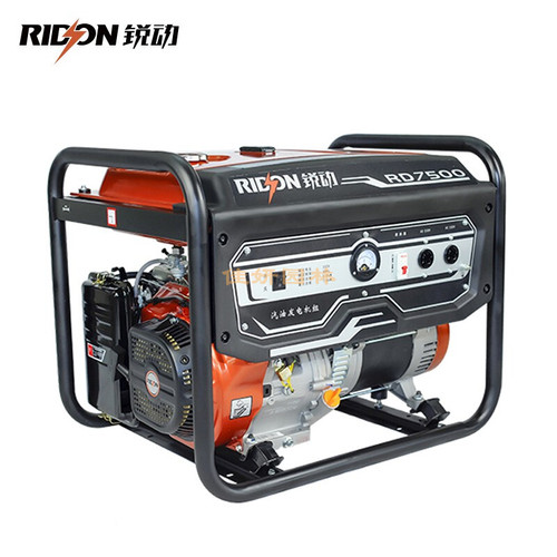锐动RD3600小型便携式家用工业级大功率汽油发电机组3KW5千瓦单相