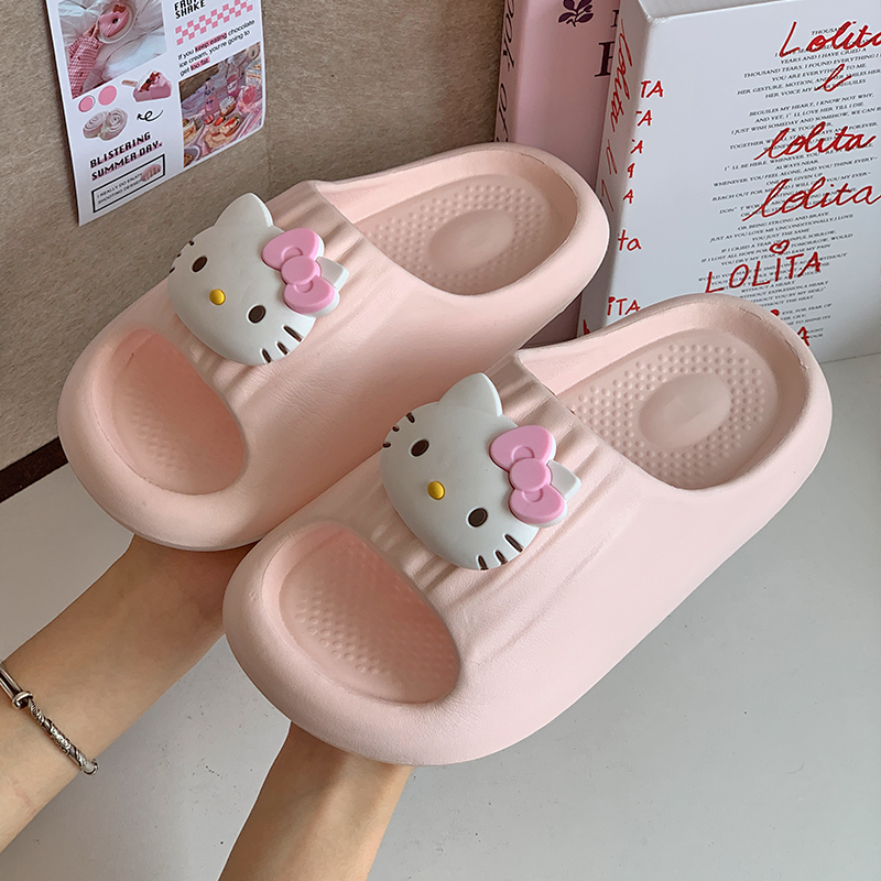 网红可爱evakt猫防滑凉拖鞋女