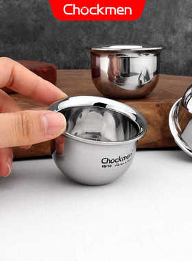 chockmen卓德铭18/10不锈钢二两白酒杯烈酒器实心小杯子一口杯