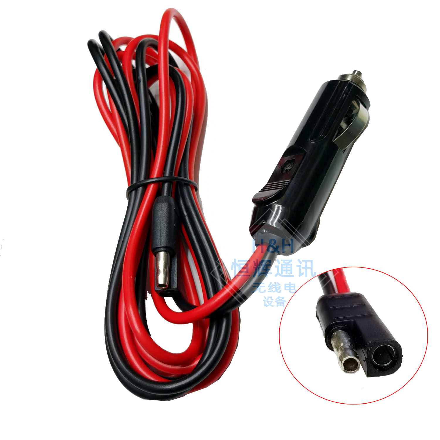 车载台点烟器电源线GM338 GM300 GM3188 GM3688 M8268 M3688车充
