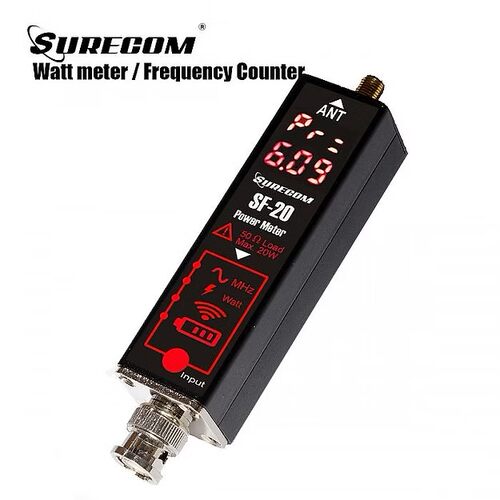 SURECOM SF-20 20W POWER METER and Frequency counter