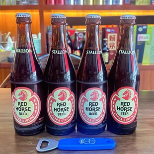 菲律宾夺命红马啤酒烈性彪悍高浓8度生力果啤330ML500ML 原瓶进口