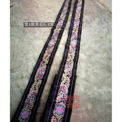 贵州三都水族马尾绣花边刺绣机绣苗绣片少数民族风服装辅料刺绣贴