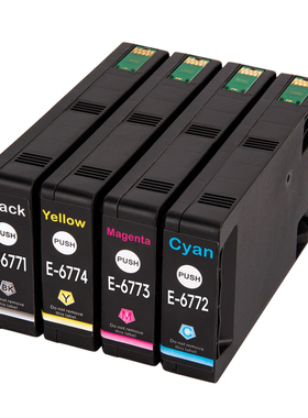 适用EPSON WP-4511墨盒4521 WP4011 WP4091爱普生T6771打印机墨盒