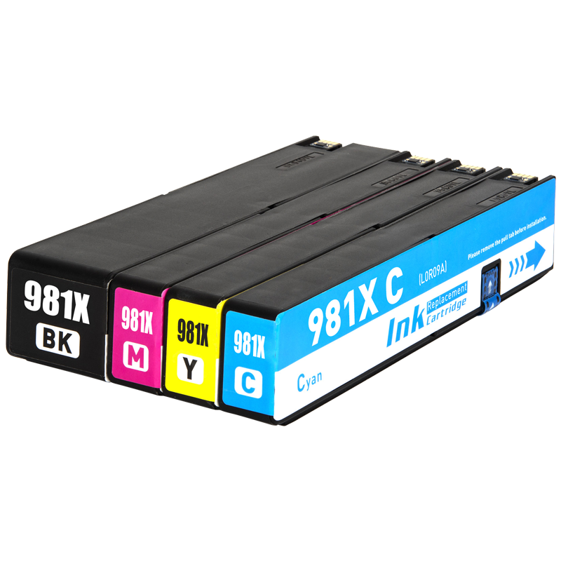 近朱者适用HP981X 981A墨盒惠普pro X556DN 586D 586F 586Z打印机
