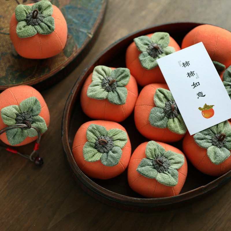 柿柿如意挂件艾草桂花香囊香包