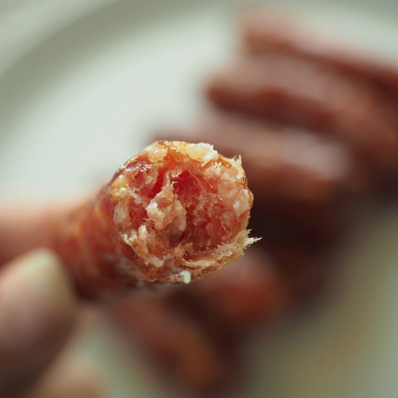 广式纯猪肉无淀粉即食小烤肠