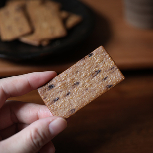 飨韵 下午茶 咖啡小脆饼干酥脆日式 巧克力岩烧薄饼围炉茶点零食
