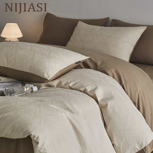 高端100%长绒棉磨毛四件套新款