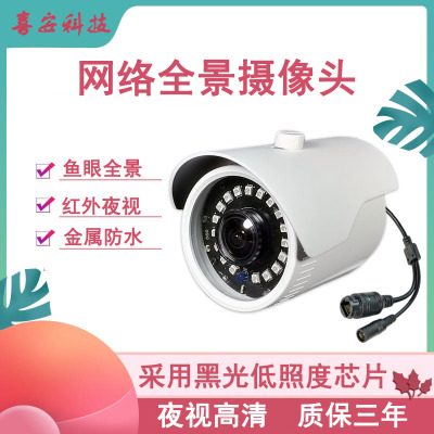 彩色超广角1.8全景摄像机监控眼