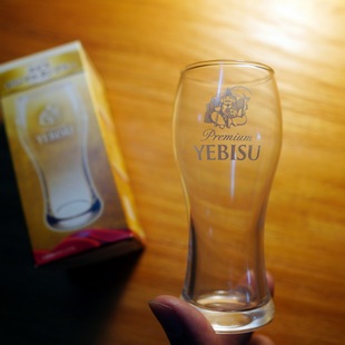 日本SAPPORO三宝乐札幌啤酒杯YEBISU惠比寿生啤玻璃杯清酒杯