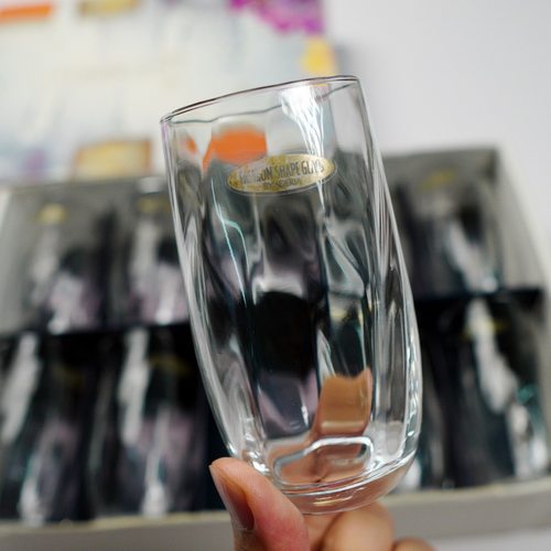 【10个整盒】日本TUMBLER水杯玻璃杯果汁杯茶杯茶杯家庭套装礼盒