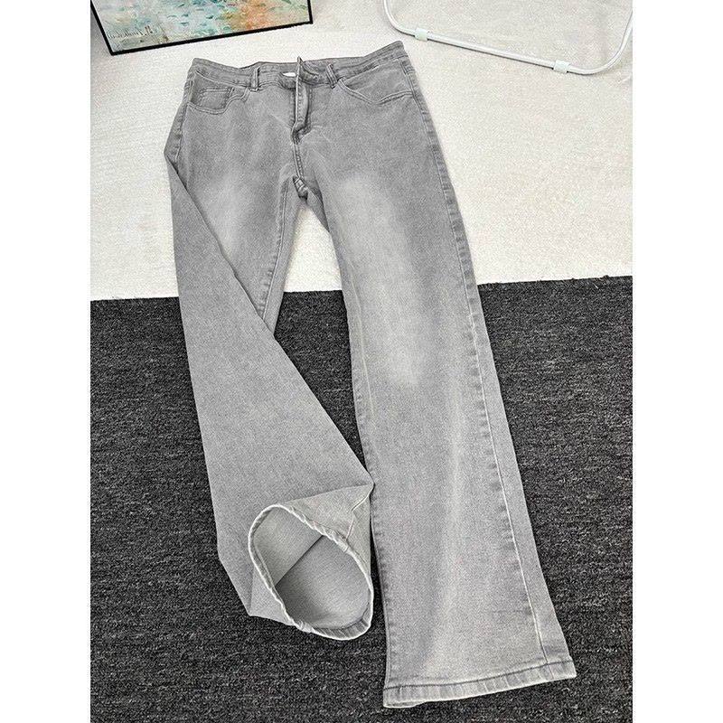 烟灰色柳叶弯刀牛仔裤男款cleanfit裤子美式复古儿童直筒中大童裤,童装/婴儿装/亲子装,儿童牛仔裤,淘宝优惠券,粉丝福利购,淘宝优惠卷