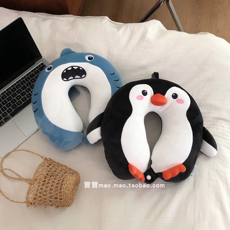 可爱企鹅U型枕护颈枕成人学生