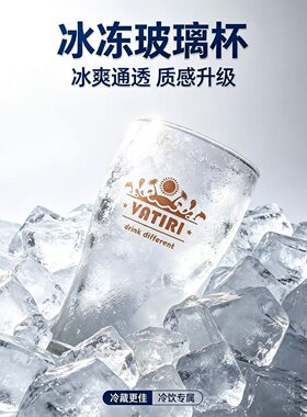 正品VATIRI/乐怡双层带水冰箱冷冻啤酒杯恶搞水杯网红冰镇冷冻杯