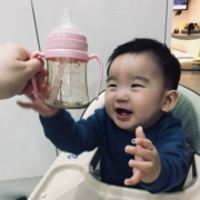 Hàn Quốc Gro Mimi GROSMIMI bình sữa uống sippy cốc ppsu trẻ sơ sinh bé miệng rộng thả - Thức ăn-chai và các mặt hàng tương đối