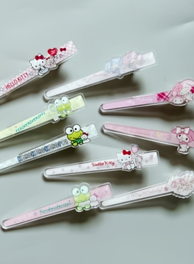 满38元包邮卡通可爱kt美乐蒂鸭嘴夹刘海发饰头饰发夹可爱日系发卡