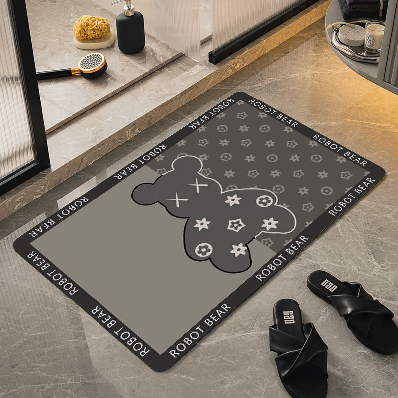 硅藻泥潮牌家用吸水地垫