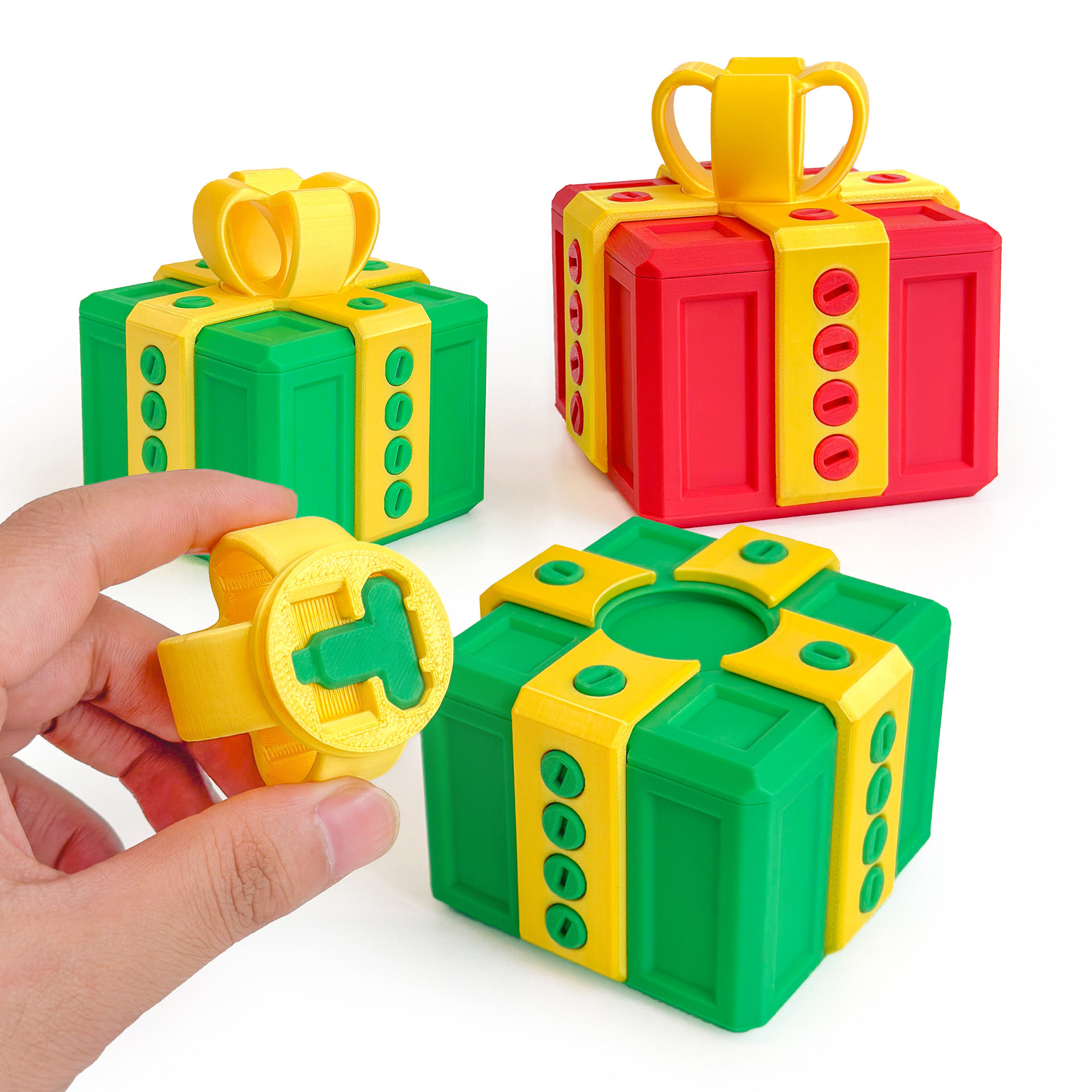 跨境亚马逊AnnoyingGift Box烦人礼盒送女友送小孩礼物3D打印盒子