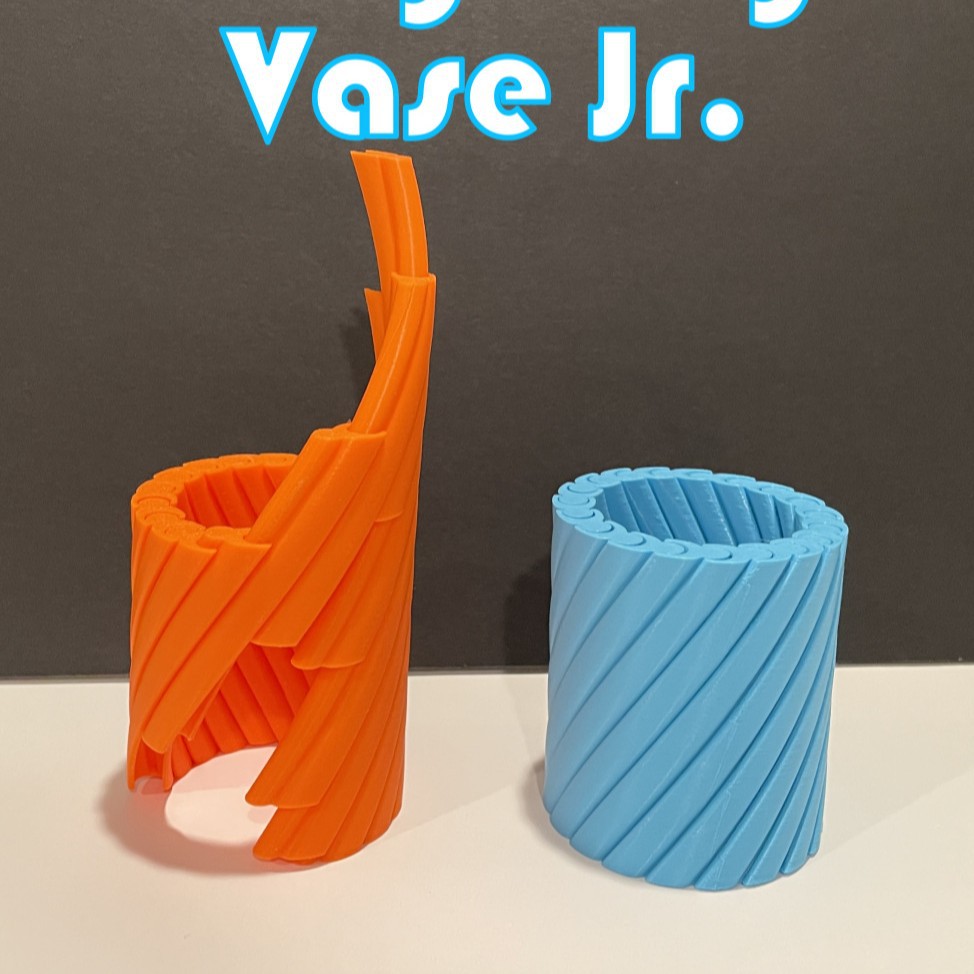 跨境3d打印Rotating DecompressionVase家居创意旋转解压花瓶