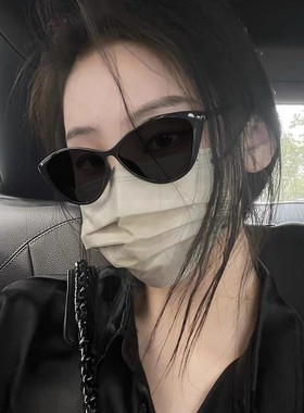 韩版猫眼墨镜女超轻防紫外线大脸显瘦辣妹太阳眼镜遮阳欧美复古男