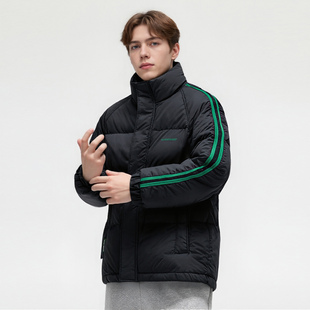 羽绒服冬季 90白鸭绒 立领简约男士 时尚 防寒外套F1104 加厚保暖