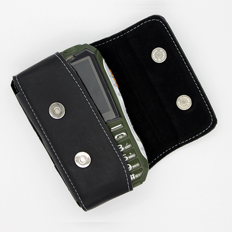 老年机老人三防手机套电霸超厚挂腰皮套横款加厚穿腰带腰包送爸爸