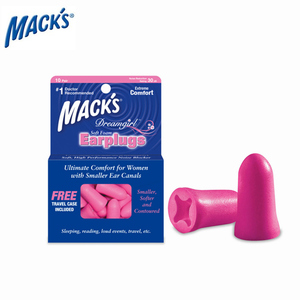美国MACK'S隔音耳塞男女士防噪音睡觉睡眠用宿舍学生防吵降噪静音