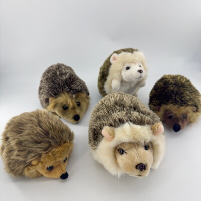 仿真刺猬毛绒公仔多色可选礼物