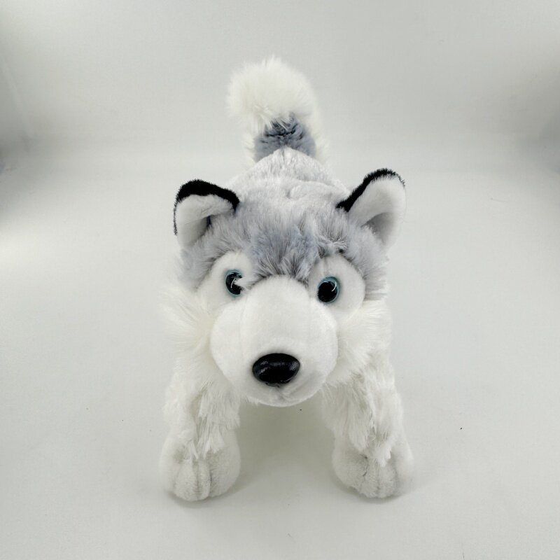 仿真哈士奇毛绒玩具 立体蓝眼造型 送男友闺蜜儿童生日礼物抱枕