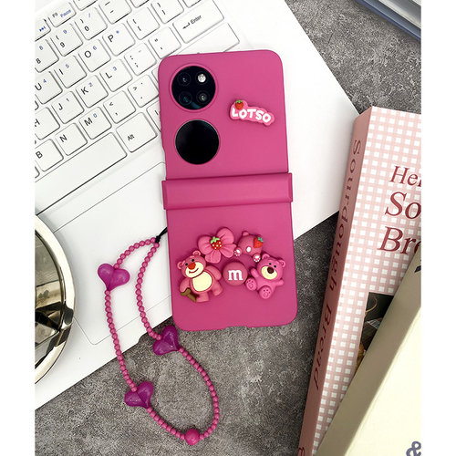 华为P50Pocket肤感手链女手机壳