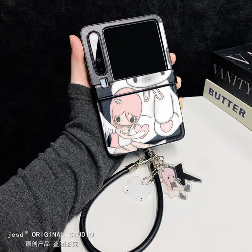 韩系ins可爱少女心童趣野有上秋适用荣耀MagicVFlip2华为Pocket2/s折叠屏novaFlip新款PuraX典藏版阔屏手机壳