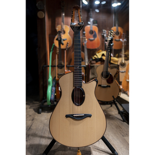 盆子作品 大连 原木堂 国内制琴师 SAY005全单木吉他现货 无题