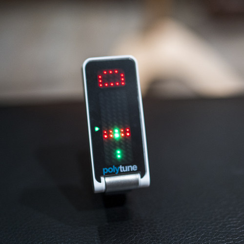 大连 原木堂 TC Electronic PolyTune Clip调音器 吉他复音调音表