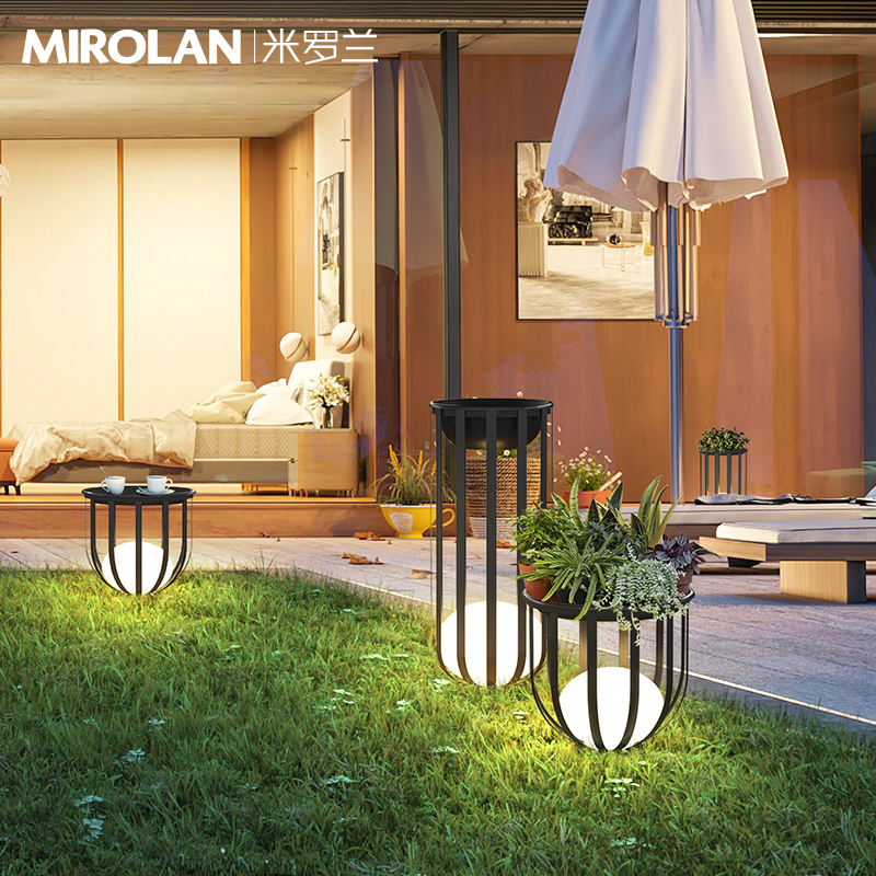 太阳能户外灯别墅k庭院灯家用露台灯花园灯室外草坪灯花架灯落地