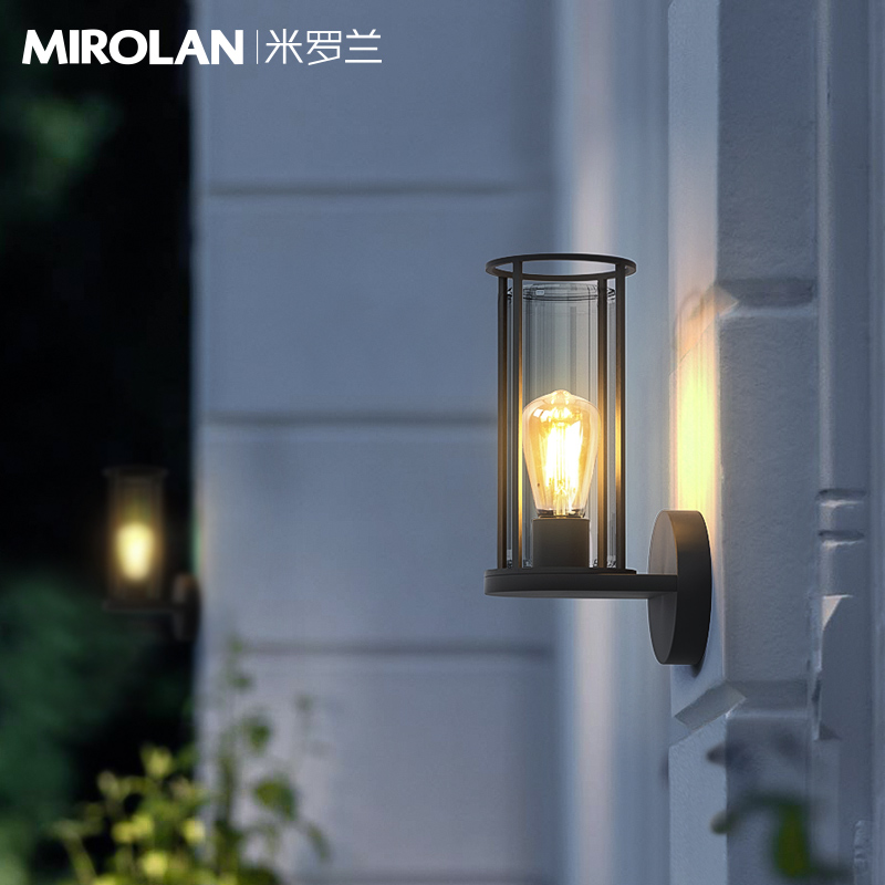 户外壁灯防水别墅庭院灯太阳能外墙灯露台门口壁灯欧式简约门前灯