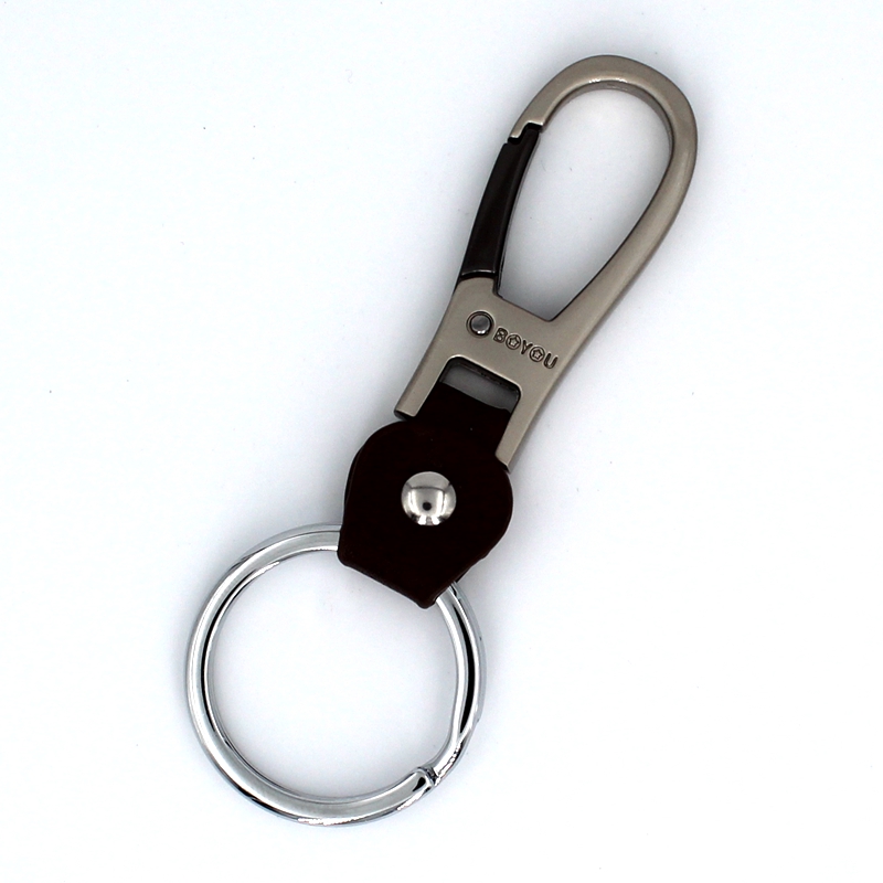 正品博友腰挂汽车钥匙扣简约男女锁匙扣高档家用钥匙链挂件独立装