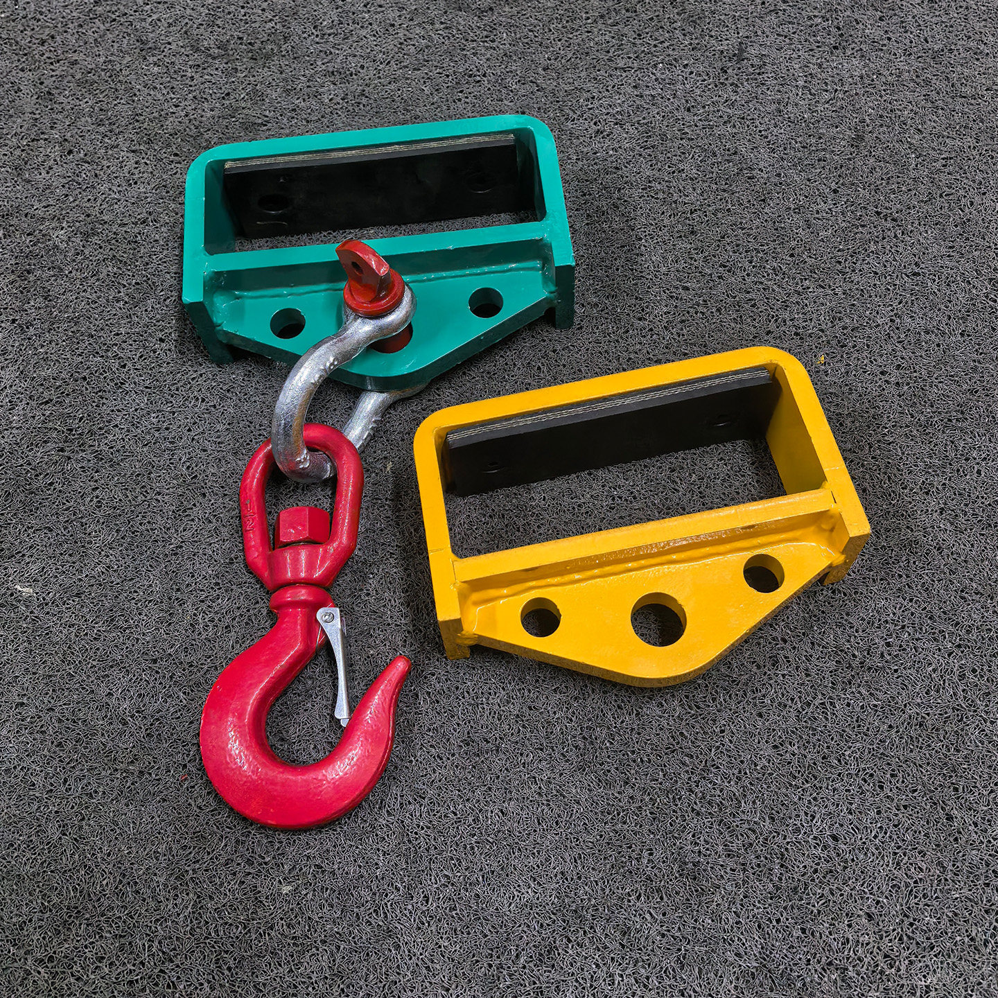叉车防滑吊钩货叉专防滑旋转吊具叉车配套吊具挂钩叉套吊臂链条勾