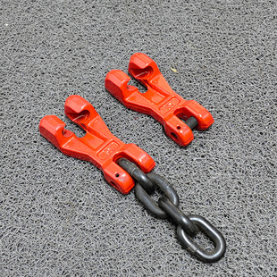 G80锰钢链条调节器组合吊索具可调节长度羊角抓钩挂钩缩短链吊勾