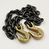 捆绑链条飞机链吊具爪钩起重链吊索具羊角抓钩吊钩弯钩叉车卡链勾