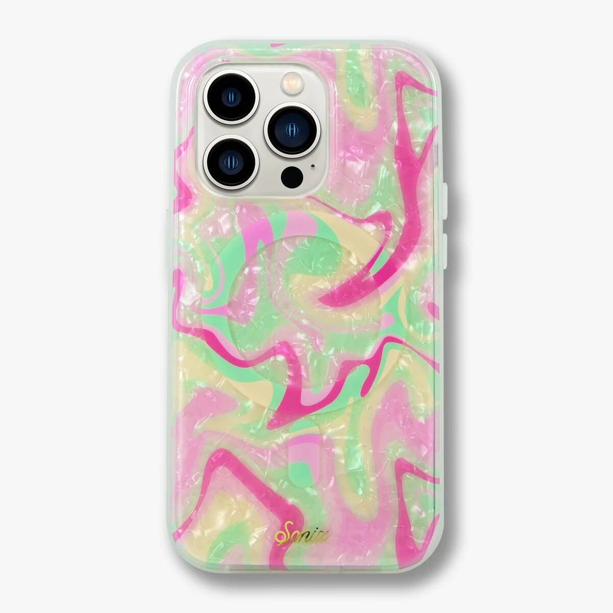 现货 美国Sonix15草莓抹茶全包防摔透明苹果手机壳iphone15ProMax系列