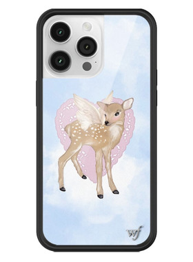 美国wildflower适用iPhone15ProMax14 天使小鹿 时尚防摔WF手机壳