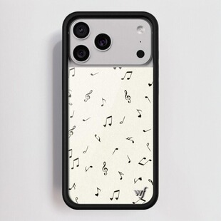美国代购wildflower苹果iPhone17ProMax 音符WF防摔手机壳