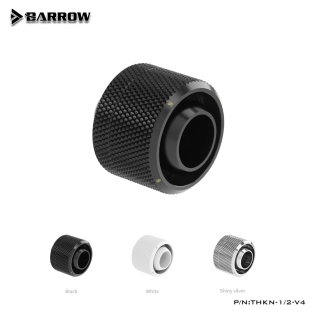Barrow 黑/亮银/白 四分厚(1/2